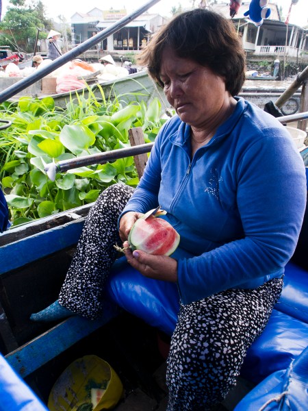 Where She Got All Her Fruits, I Have No Idea but You will Never Go Hungry on Ms.Phuong's Boat!