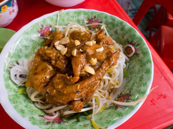 Bún Thịt Nướng. Barbequed Pork, Peanut Sauce and Rice Noodles, need to say anymore?