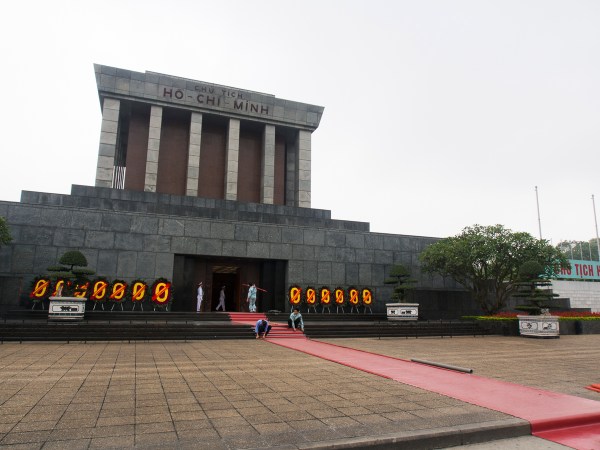 "Oh Uncle Ho, You Are One Hard Man To Find!" Arriving  At The Ho Chi Minh Mausoleum During Closing Time