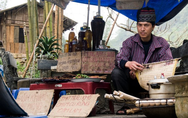 Street Vendor at Cat Cat Village, Sapa
