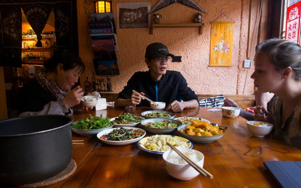 Homecooked Dinner At Panba Hostel